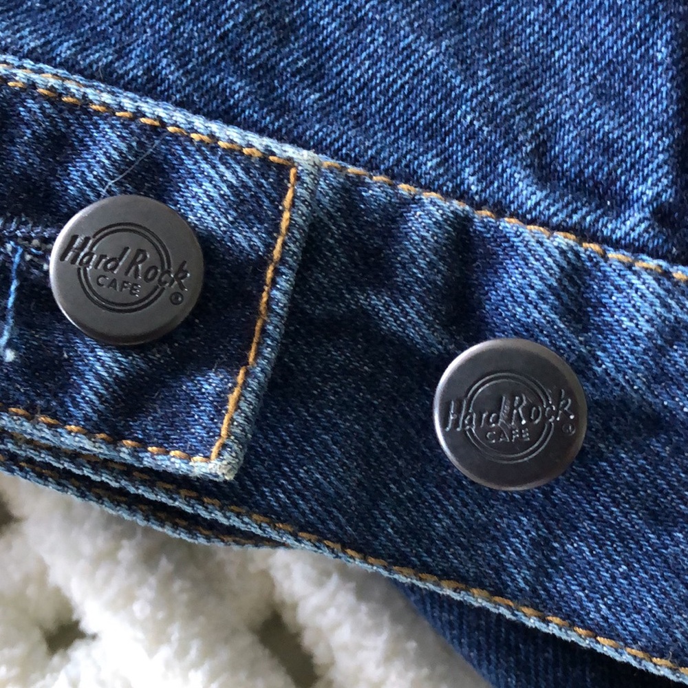 Vintage 1971 Hard Rock New Orleans Denim Jacket. Size Large. Oversized‎. NWOT - Picture 12 of 12